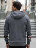 Pánská šedá mikina FashionStreet BX5946