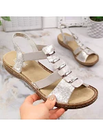 Dámské pohodlné nazouvací sandály Rieker 62850-90 Dámské pohodlné nazouvací sandály Rieker 62850-90