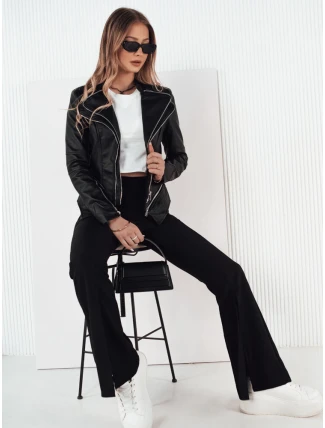 AGER dámská kožená bunda ramones černá FashionStreet TY4161