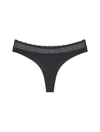 Dámská tanga Feel of Modal String - BLACK - černé 0004 - TRIUMPH