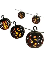 SOLÁRNÍ LAMPA FIREBALLS 7CM 5KS