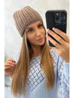 Dámská čepice Rebeka K345 mocca Dámská čepice Rebeka K345 mocca