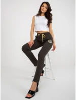 Tepláky RV DR 6742.57 tmavá khaki