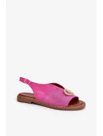 Dásmské sandály A8228 růžové - Yolera Dásmské sandály A8228 růžové - Yolera