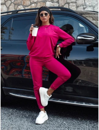 MILIAN fuchsiová dámská tepláková souprava FashionStreet AY1099 MILIAN fuchsiová dámská tepláková souprava FashionStreet AY1099