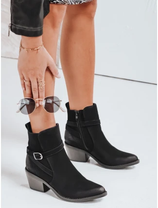 Dámské černé boty FashionStreet ZY0516