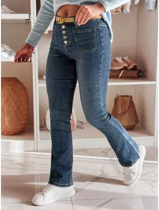 Dámské džínové zvonové kalhoty BELLFLO modré FashionStreet UY2493 Dámské džínové zvonové kalhoty BELLFLO modré FashionStreet UY2493