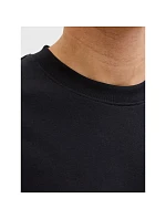 Jack&Jones pánské tričko JJEBARRON TEE SS O-NECK NOOS 12298906 BLACK Jack&Jones pánské tričko JJEBARRON TEE SS O-NECK NOOS 12298906 BLACK