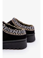 Dětské zateplené pantofle Black Olivane