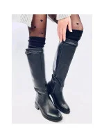 Dámské kozačky YY-52 černé - Inello Dámské kozačky YY-52 černé - Inello