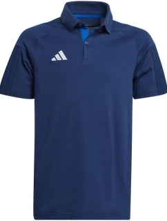 Dětské bavlněné tričko adidas Tiro 23 Competition tmavě modré HK8053