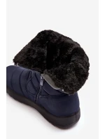 Vysoké Dámské Zateplené Sněhule Granátové Luxina