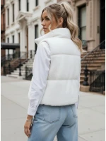 Dámská krémová vesta z ovčí kůže BEEWARM FashionStreet TY3801 Dámská krémová vesta z ovčí kůže BEEWARM FashionStreet TY3801