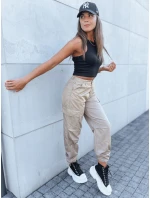 Dámské padákové kalhoty ADVENTURE beige UY1639