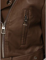 Dámské eko kůže krátké hnědé Ramones FashionStreet TY5672