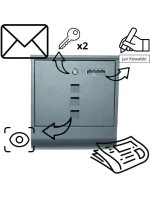 POŠTOVNÍ SCHRÁNKA 30,5X9,5X33CM 1067520 SASKA GARDEN