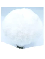 Ozdobný kolík 8x12 cm bílý