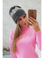 Dámská čepice Kira K374 tmavě šedá Dámská čepice Kira K374 tmavě šedá