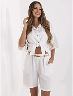 Dámské šortky MI SN 6620.72P bílé - F.Moda
