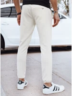 FashionStreet ecru pánské kalhoty jogger UX4264 FashionStreet ecru pánské kalhoty jogger UX4264