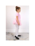 Dívčí kožené baleríny černé - Nazo