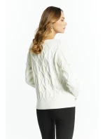 Dámský svetr SWE2640-000 ecru - Monnari Dámský svetr SWE2640-000 ecru - Monnari