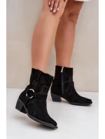 Boty na podpatku model 203872 Step in style Boty na podpatku model 203872 Step in style