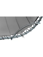 HOUPAČKA LISBON SE SLUNEČNÍKEM TMAVĚ ŠEDÁ