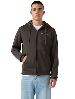 Pánská mikina Champion s kapucí Full Zip hnědá 221794 GS509