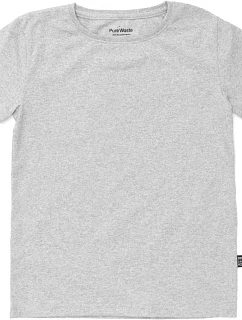 Pure Waste KDTS Dětské tričko z těžké bavlny 74.KDTS grey melange