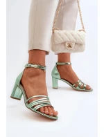 Dámské sandály 24SD98-6768 zelené - Step in style Dámské sandály 24SD98-6768 zelené - Step in style