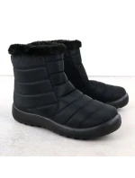 Dámské ploché zateplené sněhule černé Potocki SU33069