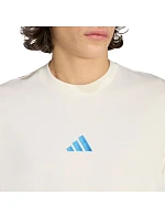 Pánské tričko adidas Essentials 3 Stripes cream KC0888 pánské