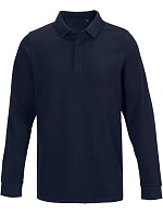 NEOBLU Owen LSL Men Pánské těžké piqué polo s dlouhým rukávem 24.4396 night blue NEOBLU Owen LSL Men Pánské těžké piqué polo s dlouhým rukávem 24.4396 night blue
