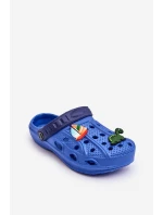 Dětské pěnové lehké sandály Crocs Modre Sweets