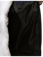 Pánská prošívaná bunda bomber tmavě modrá TX2228