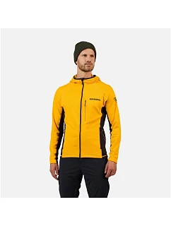 Pánská mikina ROSSIGNOL BLACKSIDE MIX FZH FLEECE, žlutá