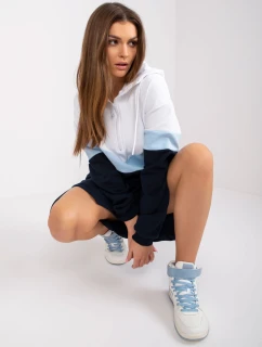 Šaty RV SK 7462.00 tmavě modrá a bílá