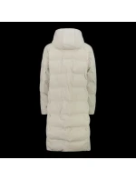 Dámská dlouhá zimní bunda CMP zateplený nepromokavý kabát béžová (34K0096/A238)