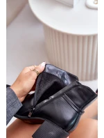 Dámské Botky Na Podpatku Zateplené S Pásem Černé Zinithia