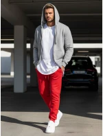 FashionStreet pánské červené tepláky UX2708