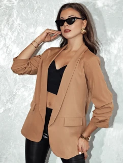 Dámské sako ELEGANTIS cappuccino FashionStreet PY0110