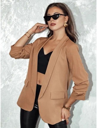 Dámské sako ELEGANTIS cappuccino FashionStreet PY0110