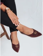 FashionStreet dámské bordó baleríny ZY1060