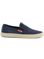 Pánské slip-on polobotky Bugatti TT153055 tmavě modré espadrilky