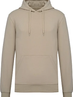 Kariban K 4027 Pánská eco-friendly mikina s kapucí 20.4027 light sand