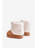 Dětské Sněhule S Kožíškem Camel Crisie