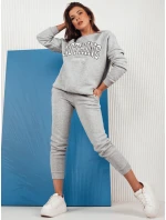 Dámská tepláková souprava NOTHING light grey FashionStreet AY0761