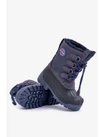 Vysoké Teplé Dětské Sněhule se Stahováním Lee Cooper LCJ-24-44-2843K Modré