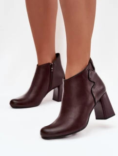 Boty na podpatku model 218707 Step in style
